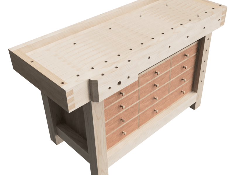 Designing a woodworking workbench