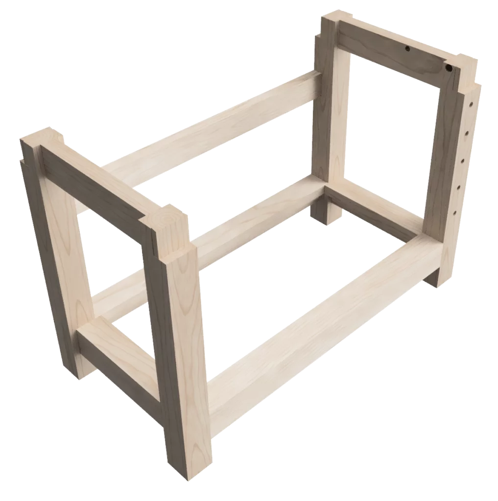 Workbench base clearance